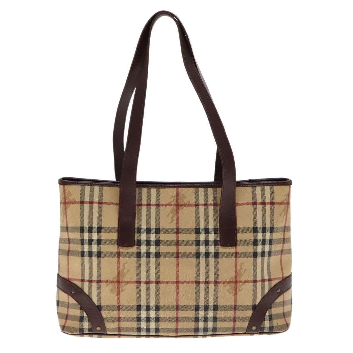 Burberry Nova Check Beige Canvas Tote Bag (Pre-Owned) Size ONE SIZE - 2 Thumbnail
