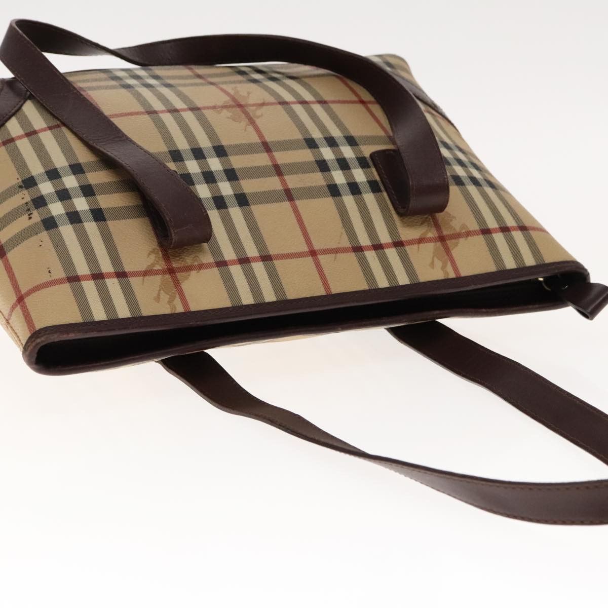 Burberry Nova Check Beige Canvas Tote Bag (Pre-Owned) Size ONE SIZE - 17 Thumbnail