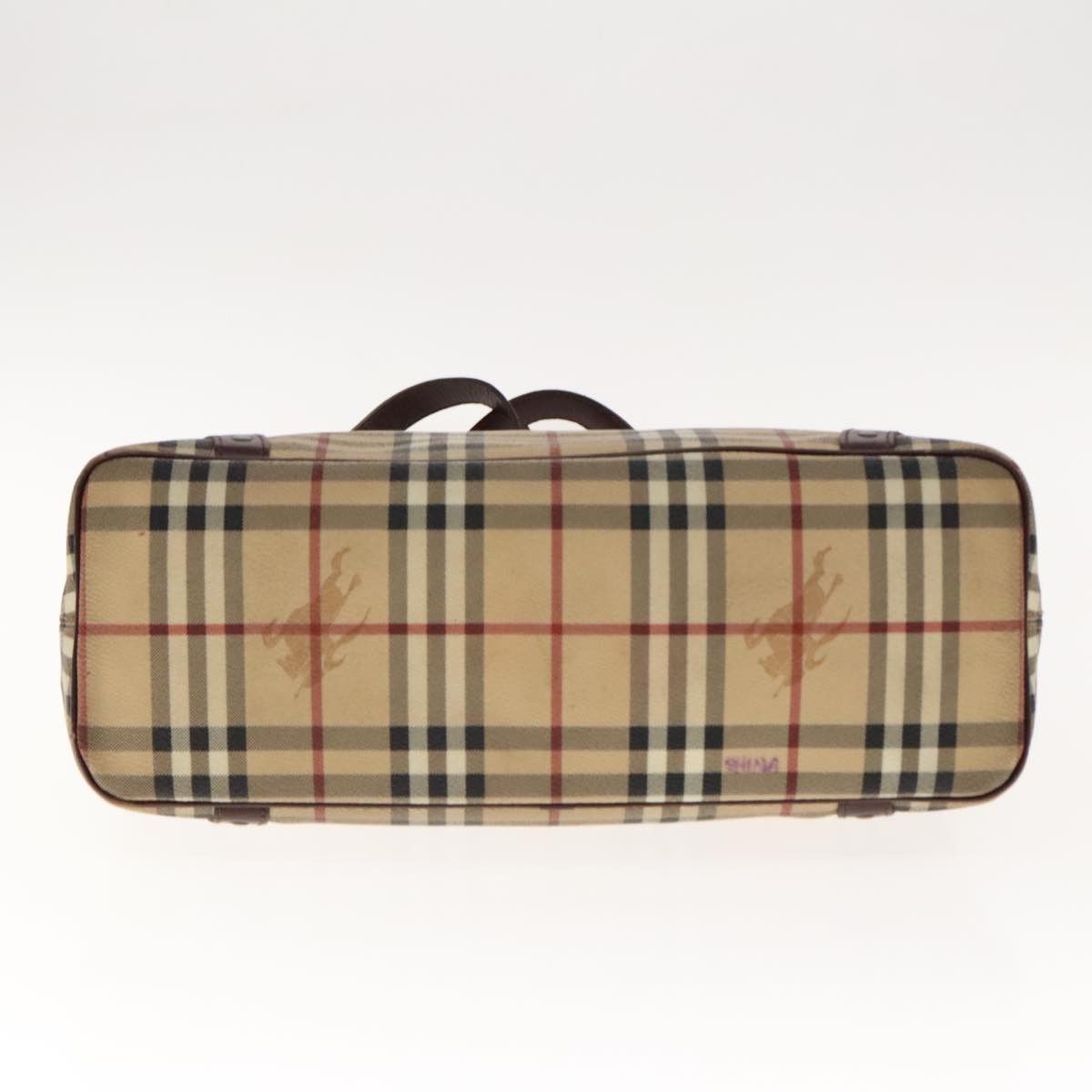 Burberry Nova Check Beige Canvas Tote Bag (Pre-Owned) Size ONE SIZE - 18 Thumbnail