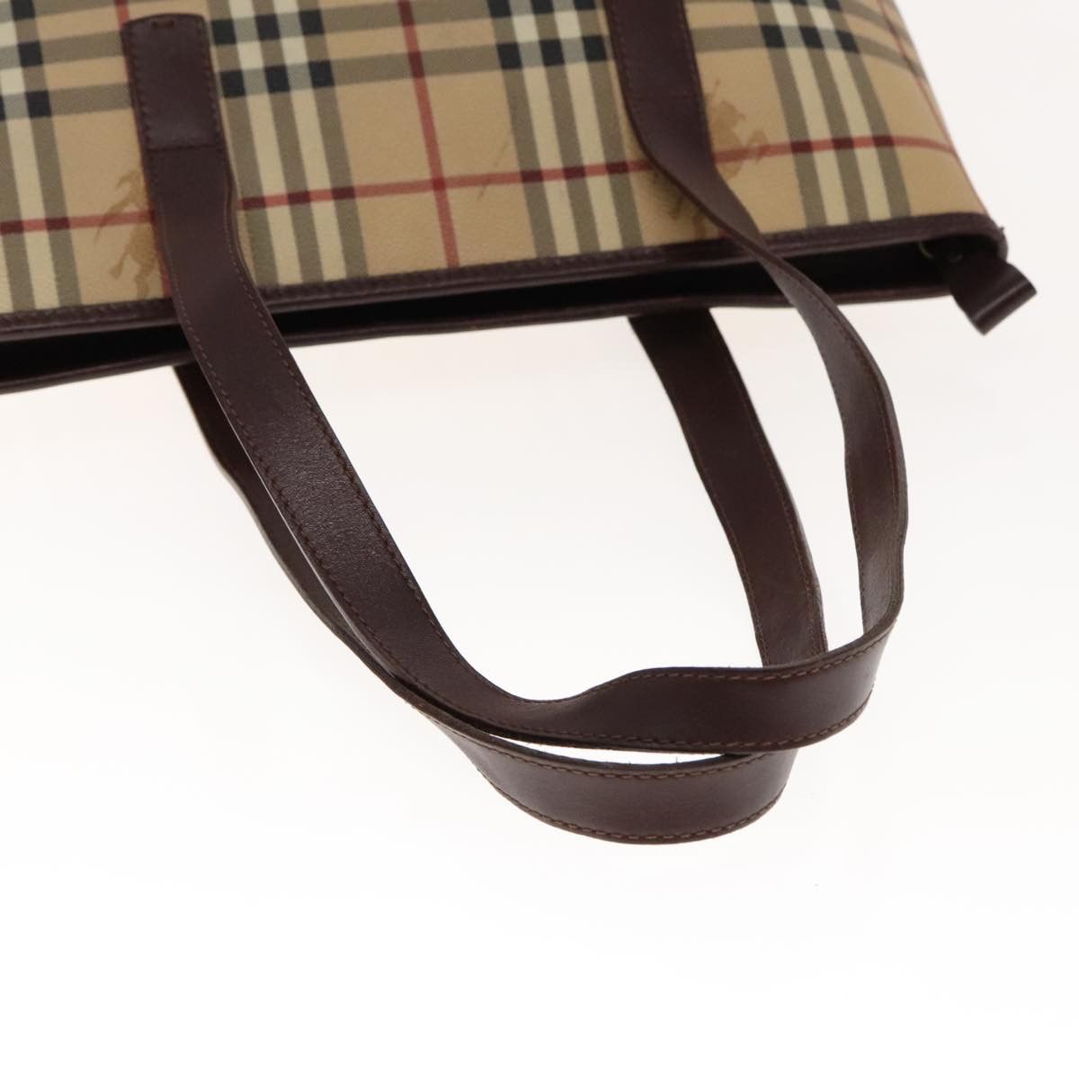 Burberry Nova Check Beige Canvas Tote Bag (Pre-Owned) Size ONE SIZE - 5 Thumbnail