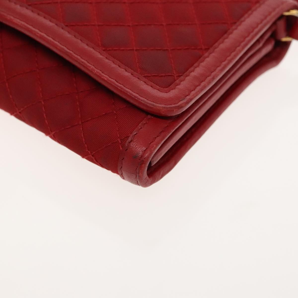 Prada Tessuto Red Synthetic Shoulder Bag (Pre-Owned) Size ONE SIZE - 6 Thumbnail