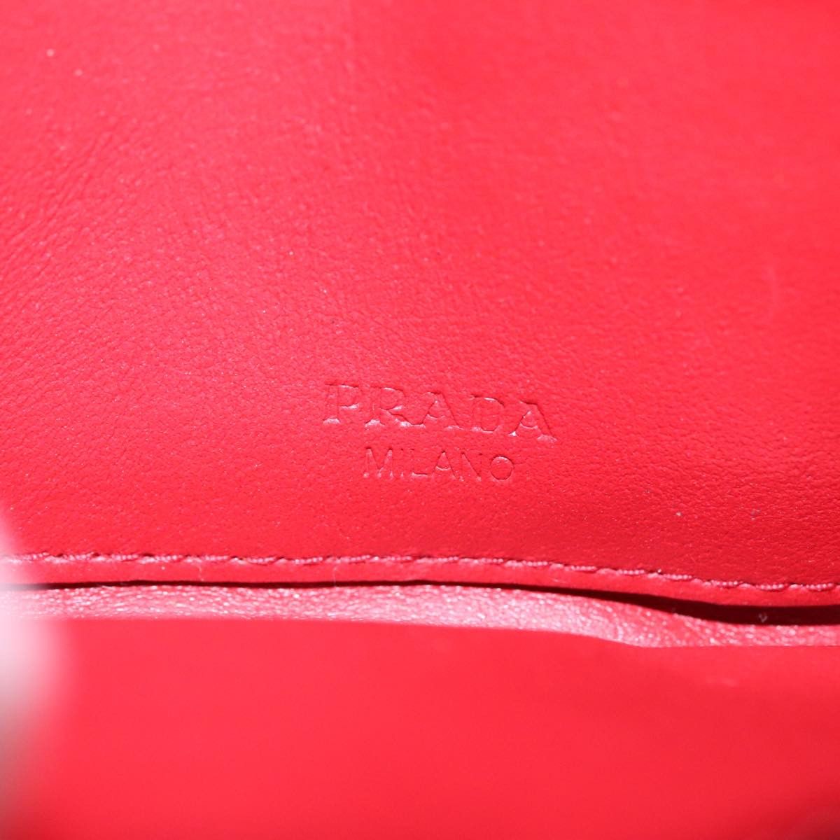 Prada Tessuto Red Synthetic Shoulder Bag (Pre-Owned) Size ONE SIZE - 14 Thumbnail