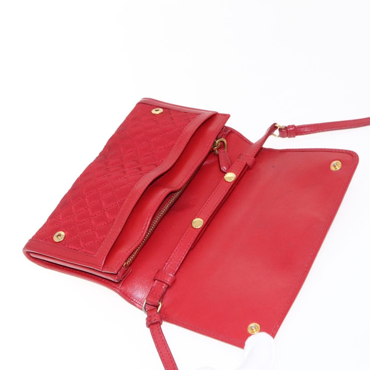 Prada Tessuto Red Synthetic Shoulder Bag (Pre-Owned) Size ONE SIZE - 20 Thumbnail