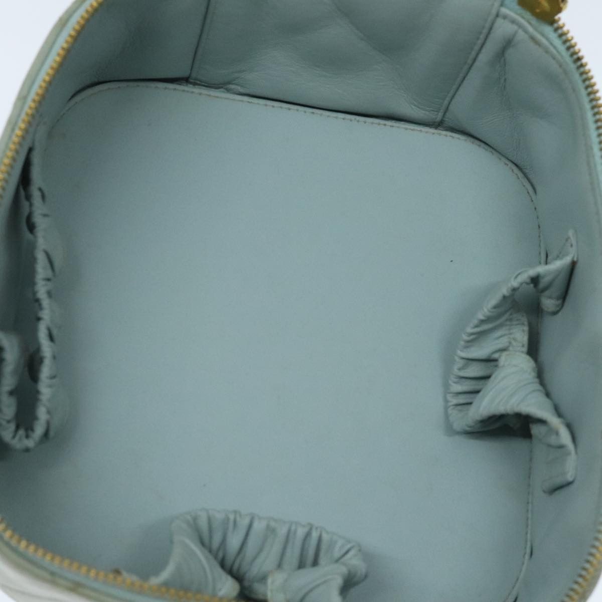 Chanel Vanity Blue Leather Clutch Bag (Pre-Owned) Size ONE SIZE - 12 Thumbnail