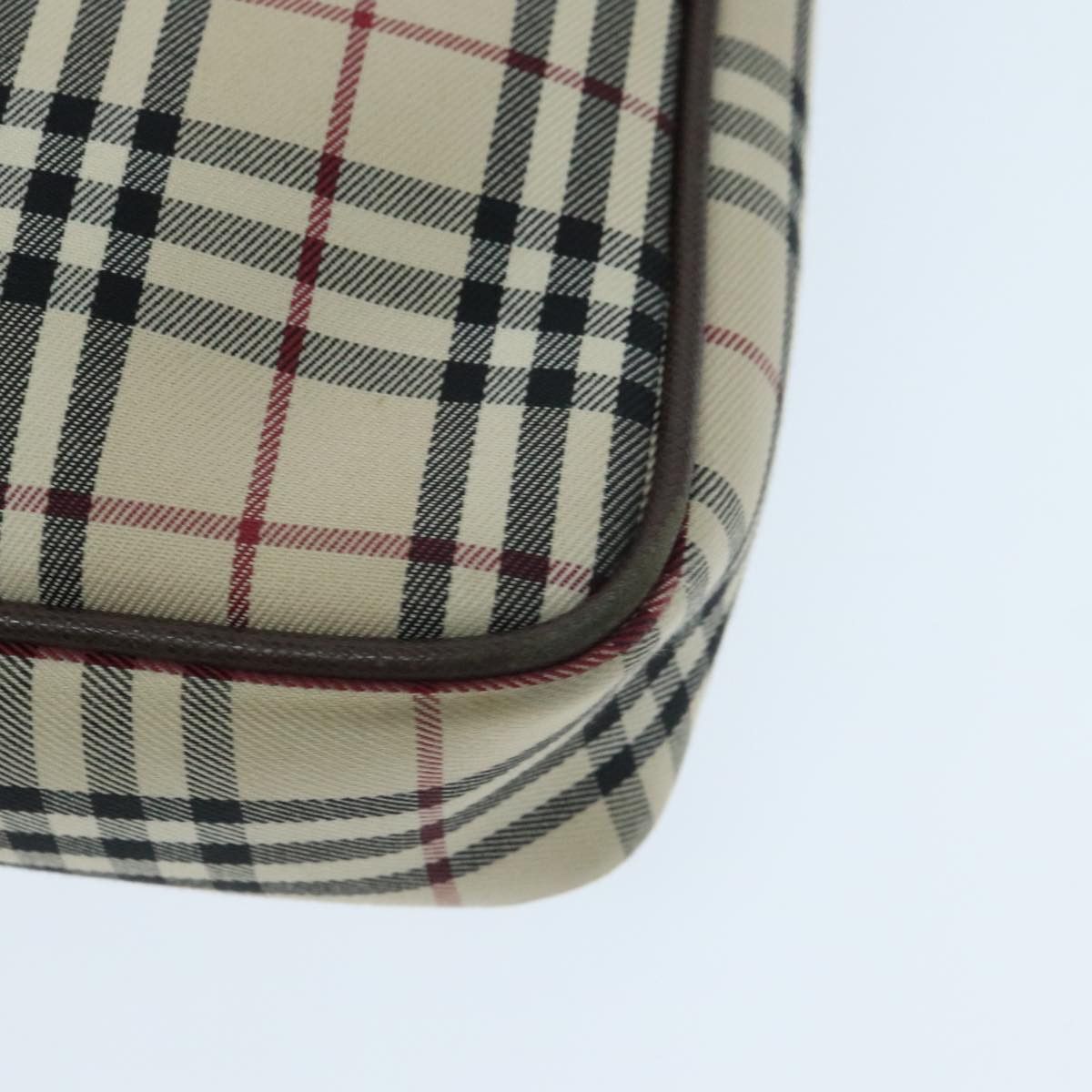 Burberry Nova Check Beige Canvas Shoulder Bag (Pre-Owned) Size ONE SIZE - 8 Thumbnail