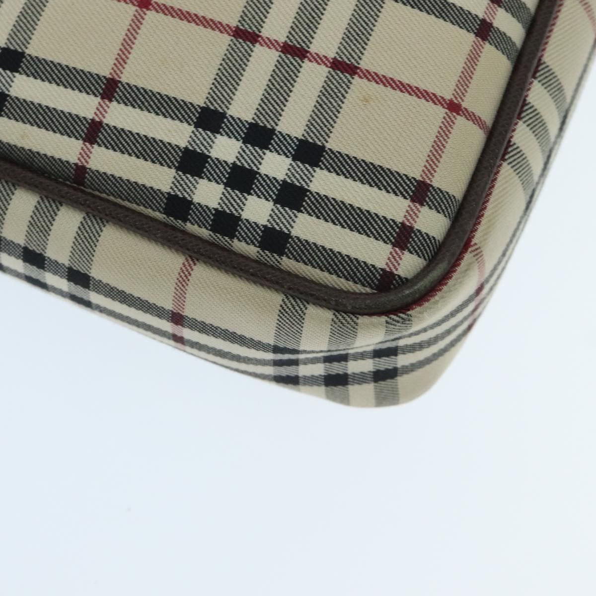 Burberry Nova Check Beige Canvas Shoulder Bag (Pre-Owned) Size ONE SIZE - 18 Thumbnail