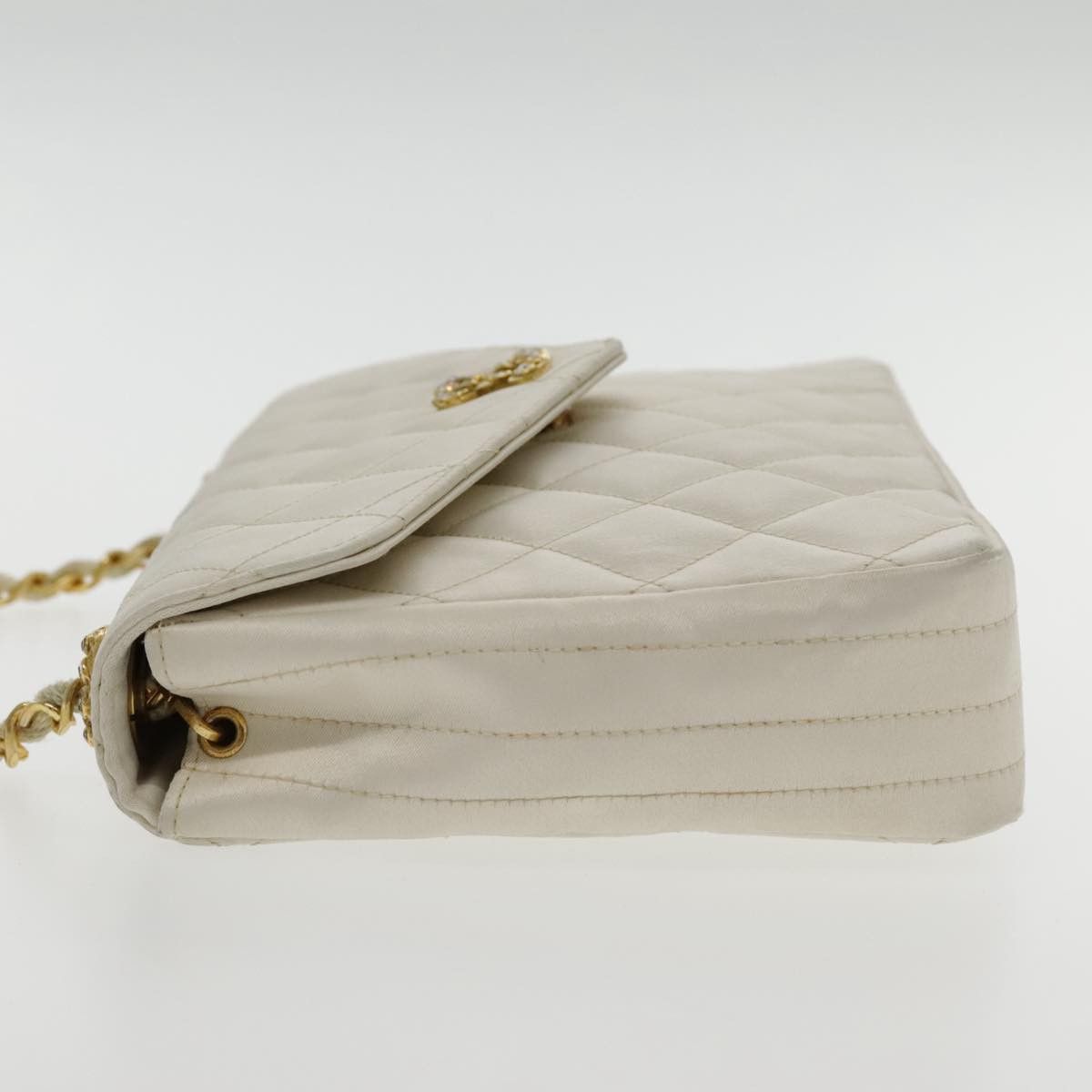 Chanel Single Flap Beige Leather Shoulder Bag (Pre-Owned) Size ONE SIZE - 4 Thumbnail