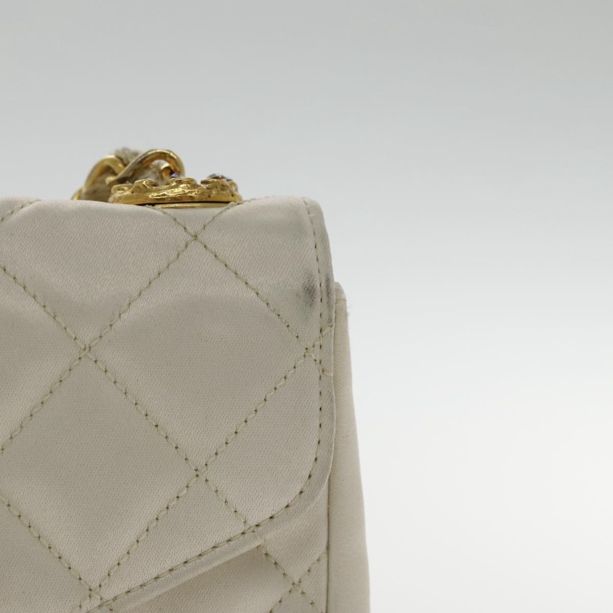 Chanel Single Flap Beige Leather Shoulder Bag (Pre-Owned) Size ONE SIZE - 13 Thumbnail