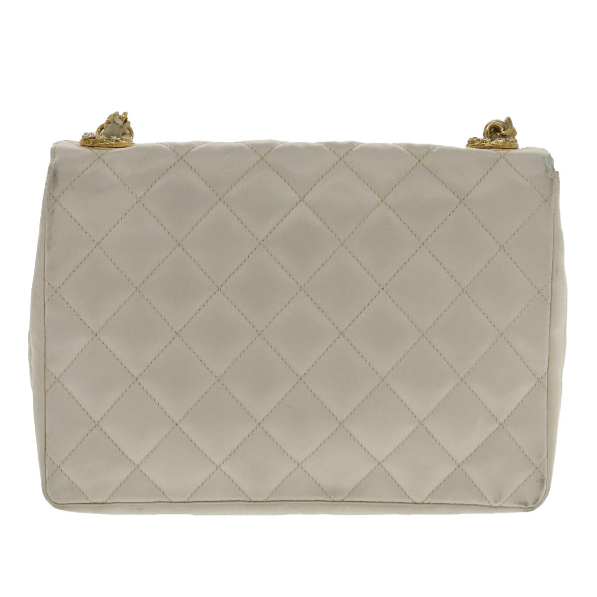 Chanel Single Flap Beige Leather Shoulder Bag (Pre-Owned) Size ONE SIZE - 3 Thumbnail