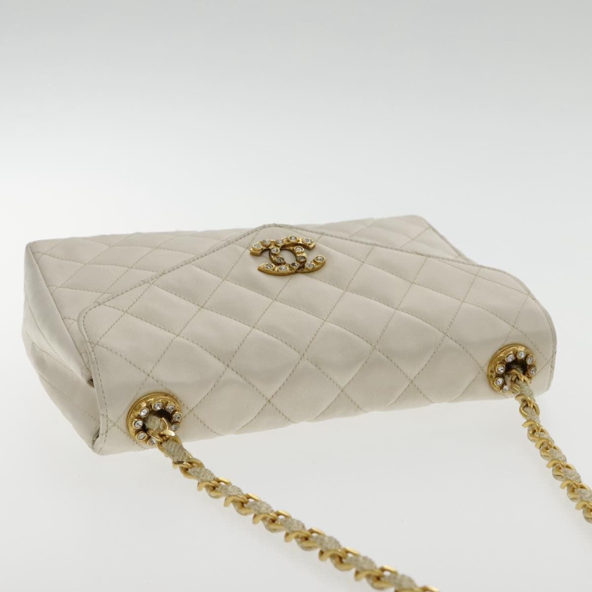 Chanel Single Flap Beige Leather Shoulder Bag (Pre-Owned) Size ONE SIZE - 14 Thumbnail