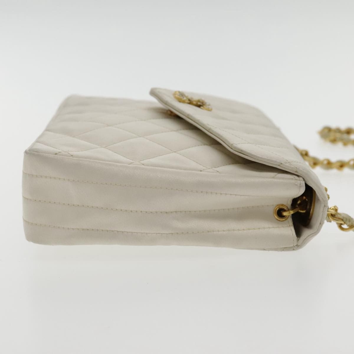 Chanel Single Flap Beige Leather Shoulder Bag (Pre-Owned) Size ONE SIZE - 5 Thumbnail