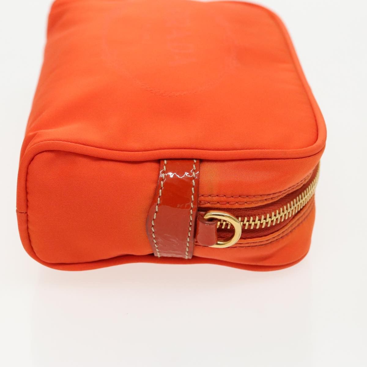 Prada Re-Nylon Orange Synthetic Clutch Bag (Pre-Owned) Size ONE SIZE - 3 Thumbnail