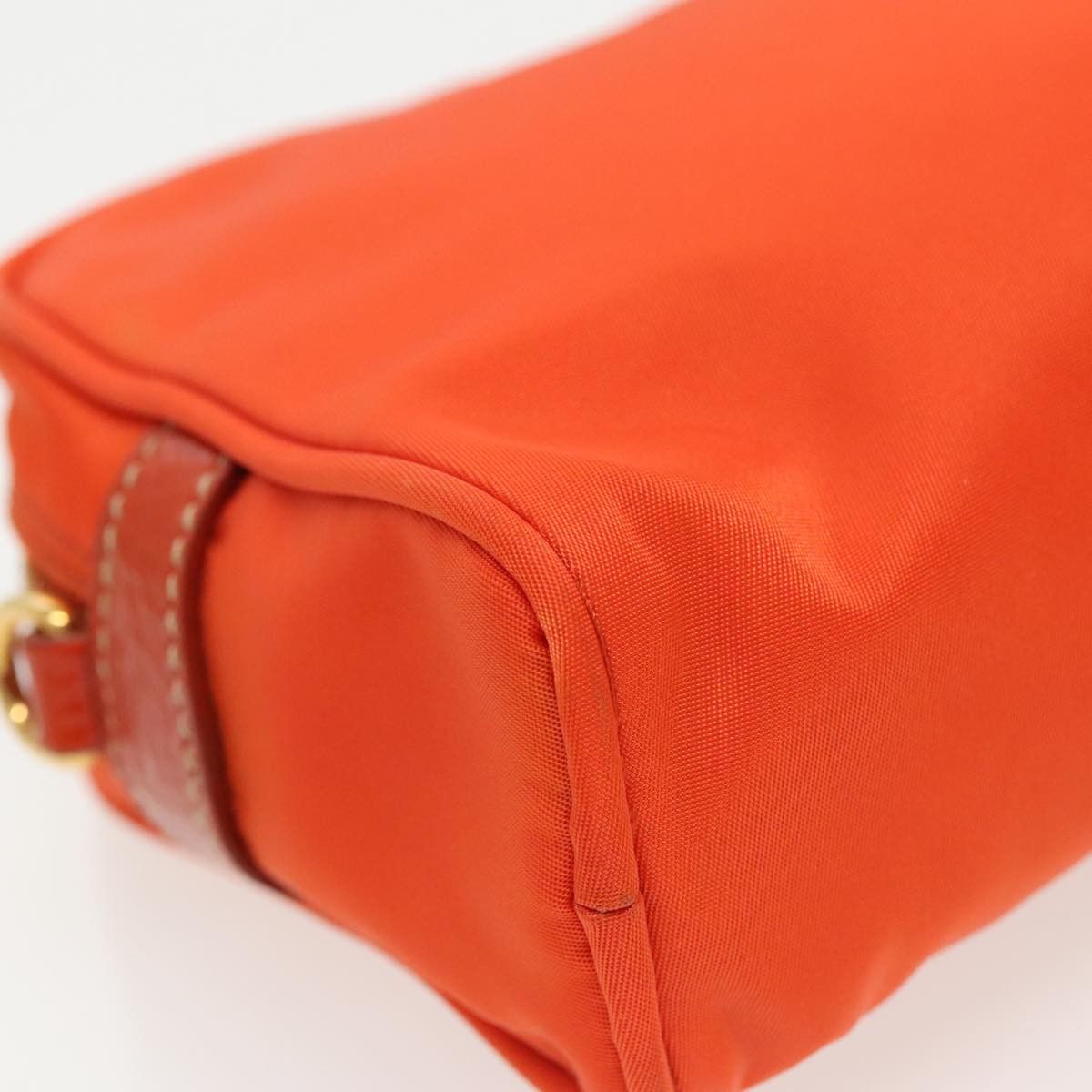 Prada Re-Nylon Orange Synthetic Clutch Bag (Pre-Owned) Size ONE SIZE - 8 Thumbnail