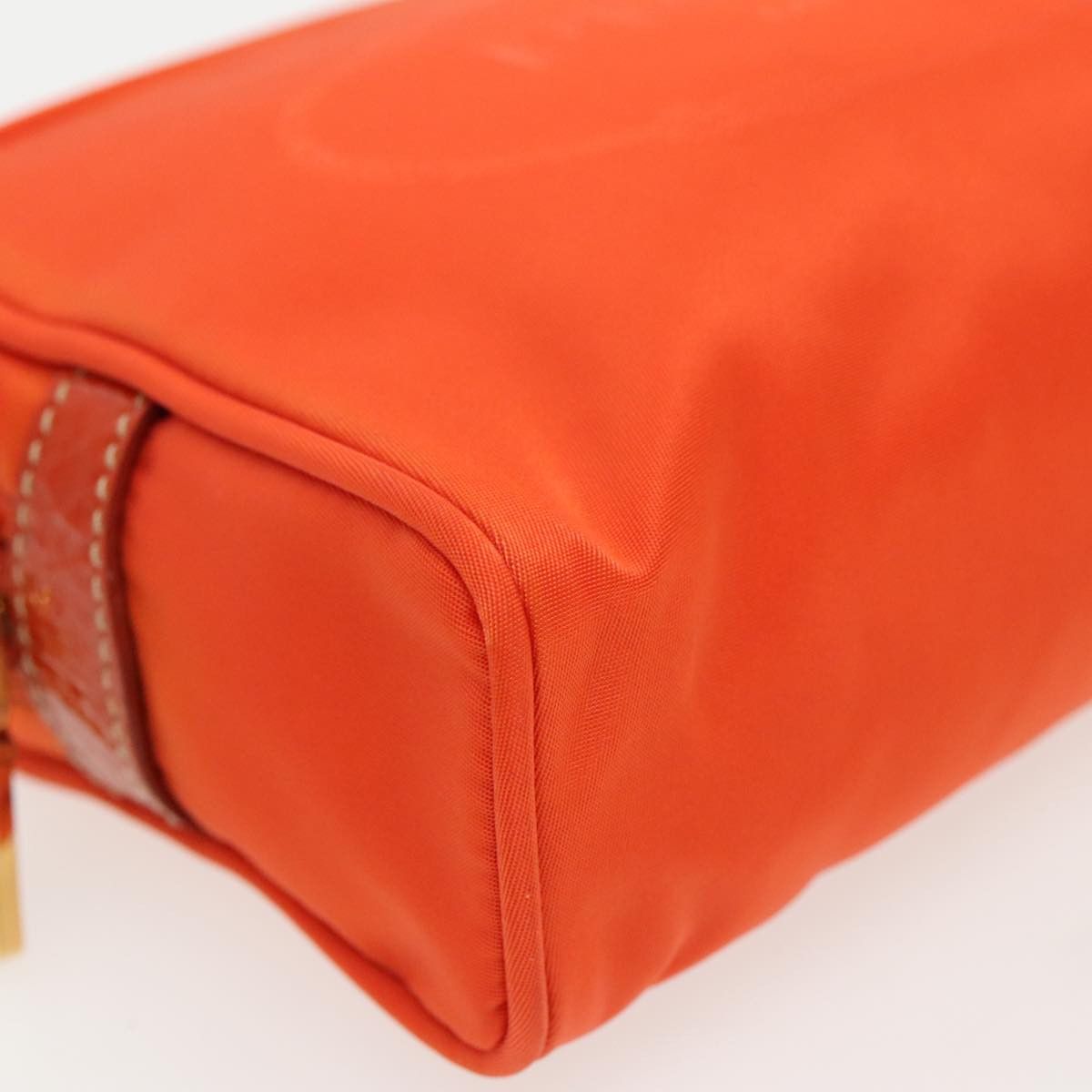 Prada Re-Nylon Orange Synthetic Clutch Bag (Pre-Owned) Size ONE SIZE - 6 Thumbnail