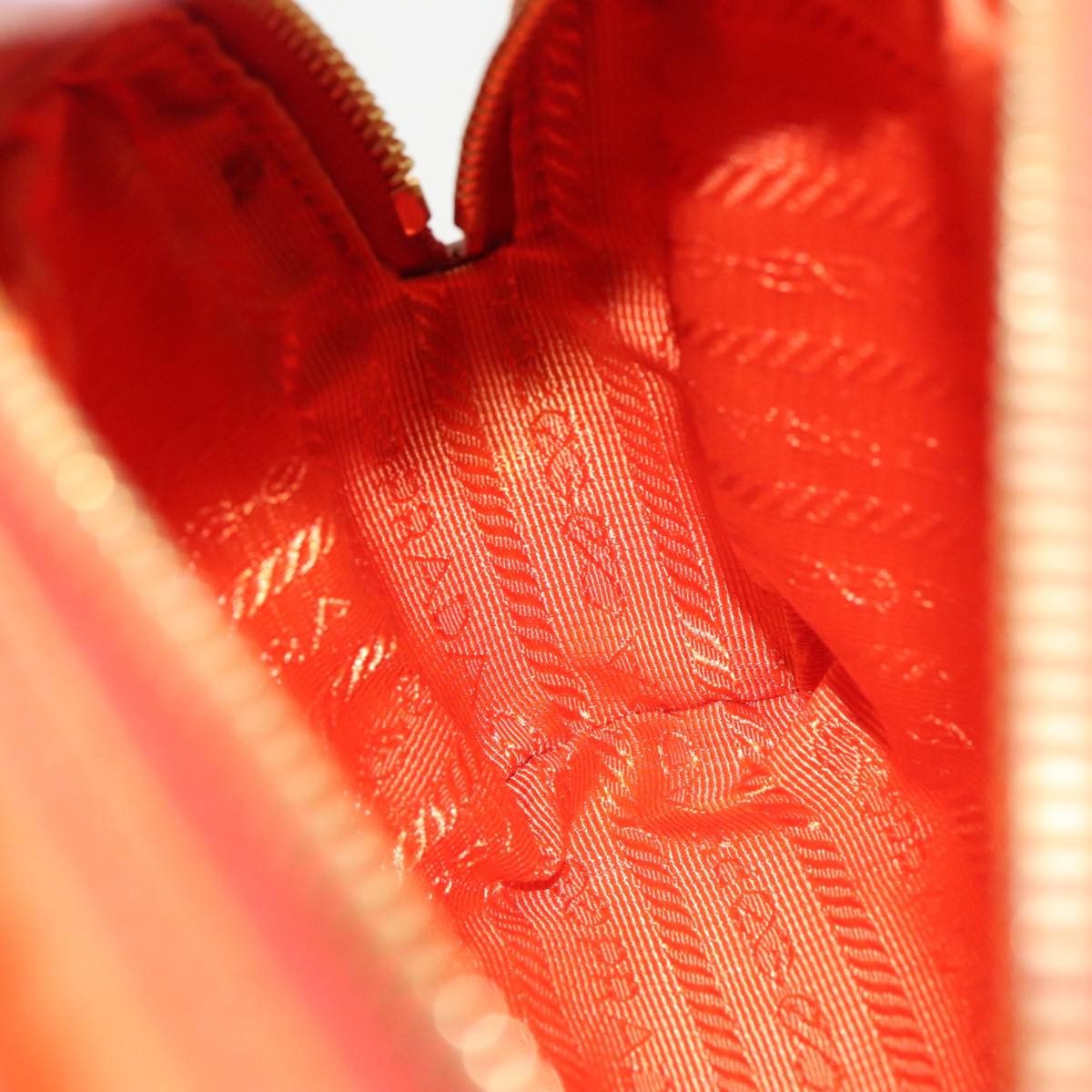 Prada Re-Nylon Orange Synthetic Clutch Bag (Pre-Owned) Size ONE SIZE - 16 Thumbnail