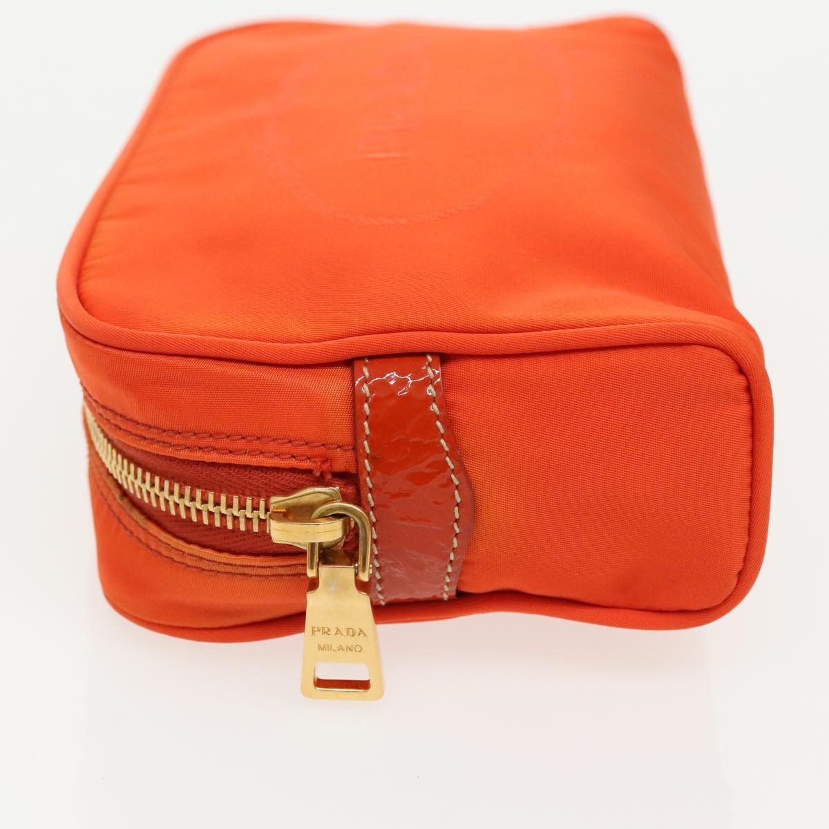 Prada Re-Nylon Orange Synthetic Clutch Bag (Pre-Owned) Size ONE SIZE - 4 Thumbnail