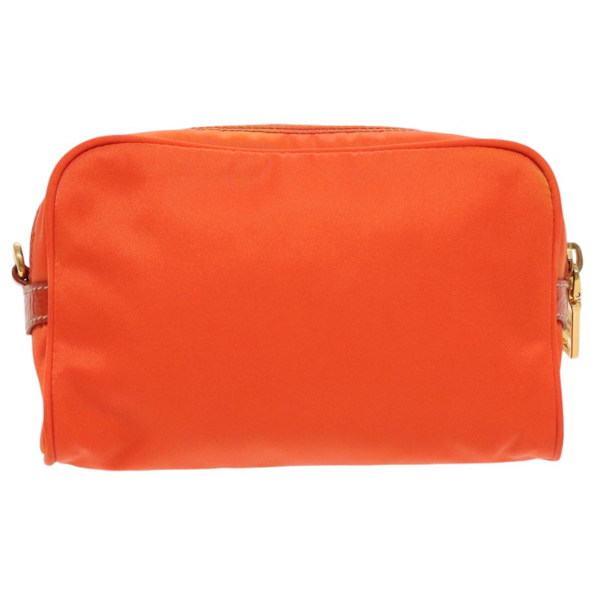 Prada Re-Nylon Orange Synthetic Clutch Bag (Pre-Owned) Size ONE SIZE - 2 Thumbnail