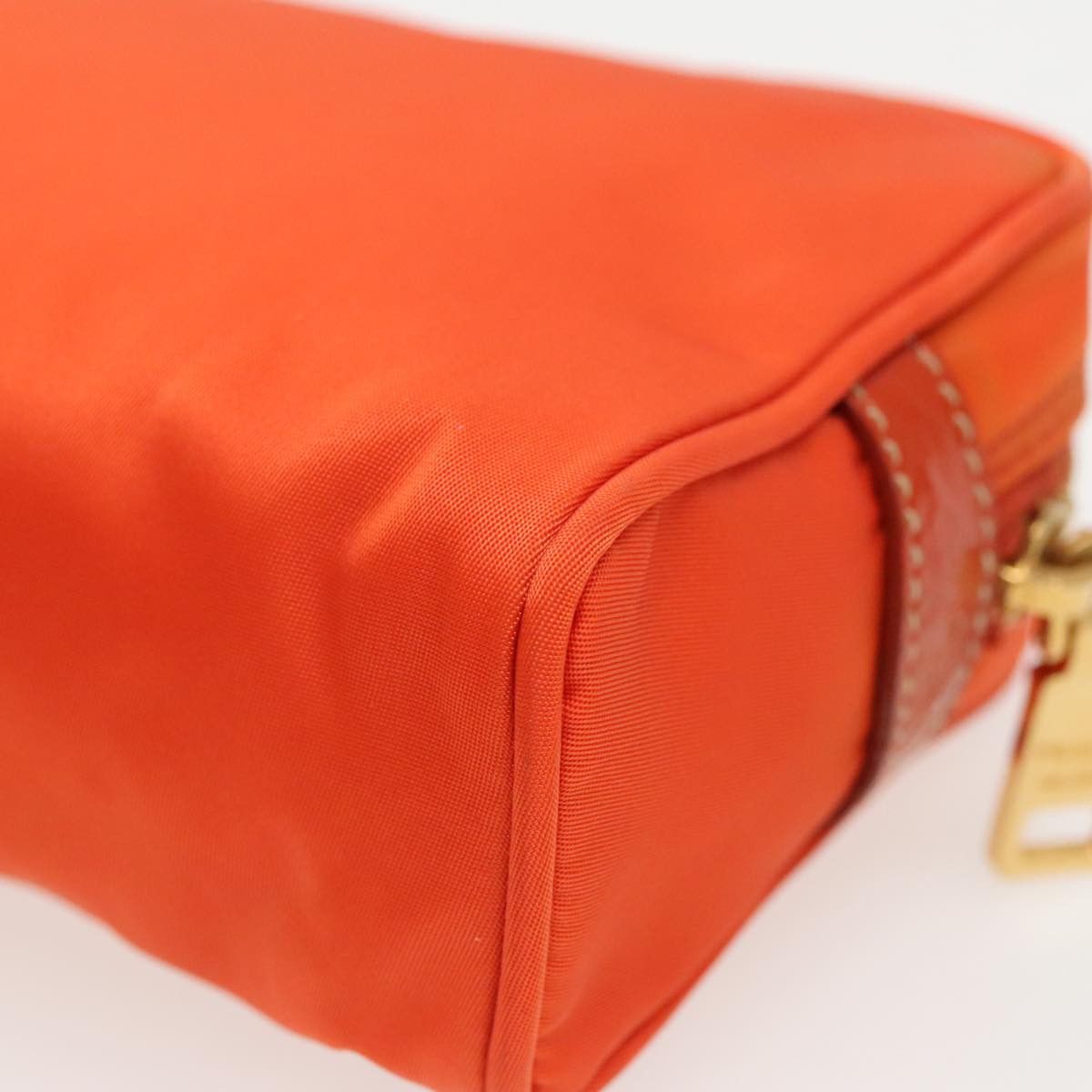 Prada Re-Nylon Orange Synthetic Clutch Bag (Pre-Owned) Size ONE SIZE - 7 Thumbnail