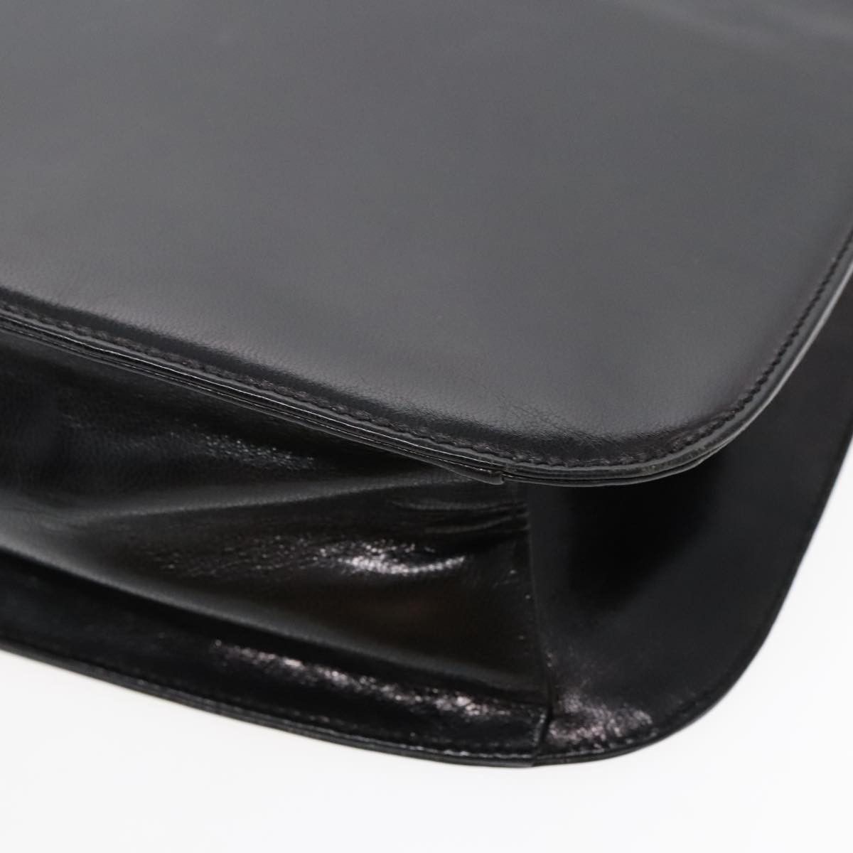 Prada Black Leather Shoulder Bag (Pre-Owned) Size ONE SIZE - 8 Thumbnail