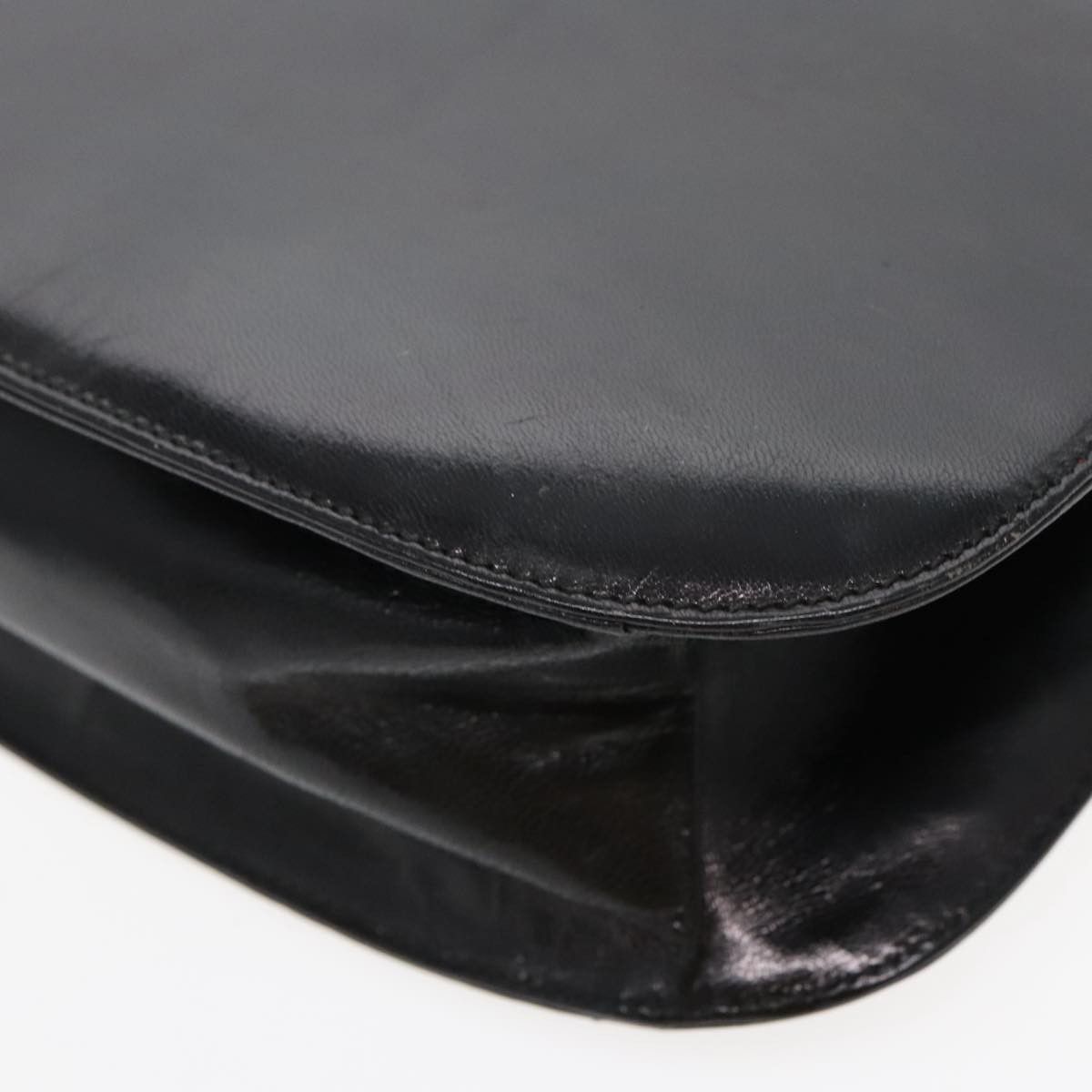 Prada Black Leather Shoulder Bag (Pre-Owned) Size ONE SIZE - 10 Thumbnail