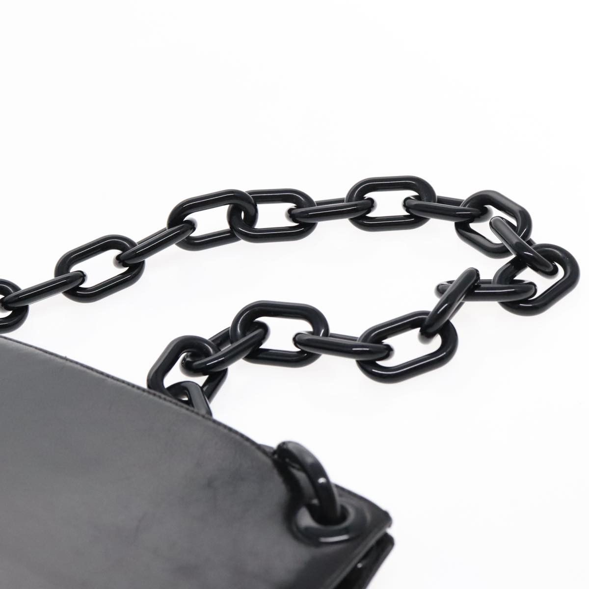 Prada Black Leather Shoulder Bag (Pre-Owned) Size ONE SIZE - 5 Thumbnail
