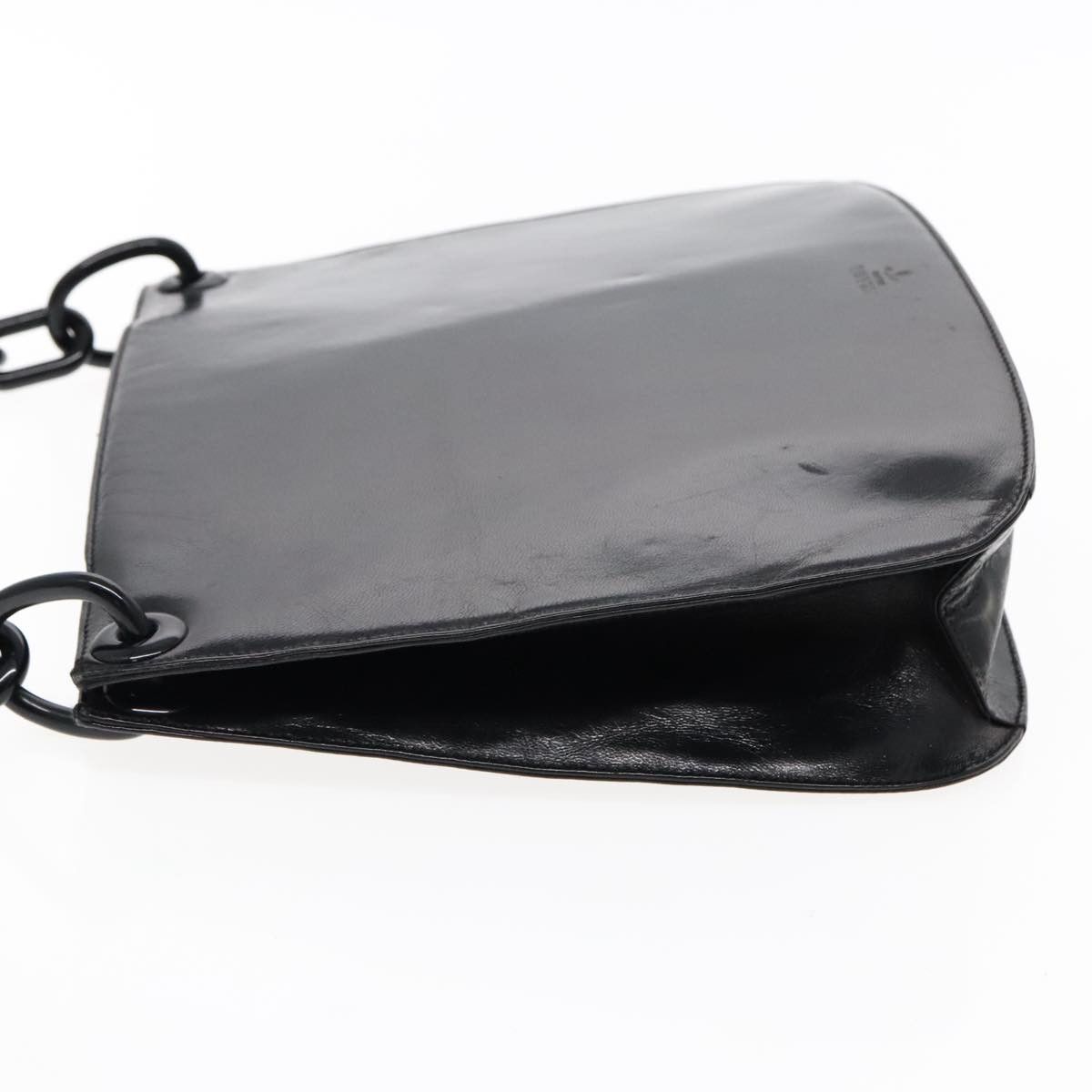 Prada Black Leather Shoulder Bag (Pre-Owned) Size ONE SIZE - 4 Thumbnail