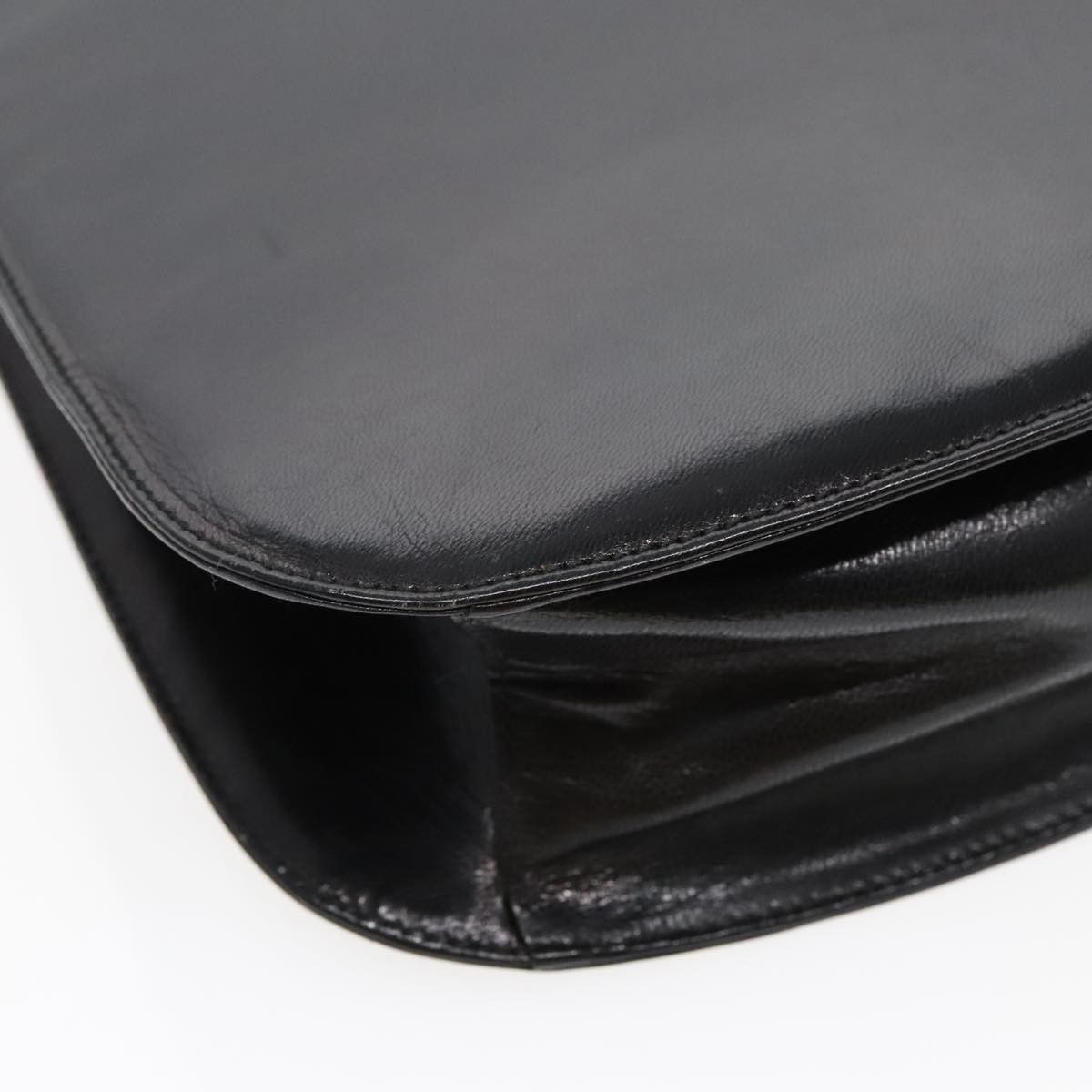 Prada Black Leather Shoulder Bag (Pre-Owned) Size ONE SIZE - 11 Thumbnail