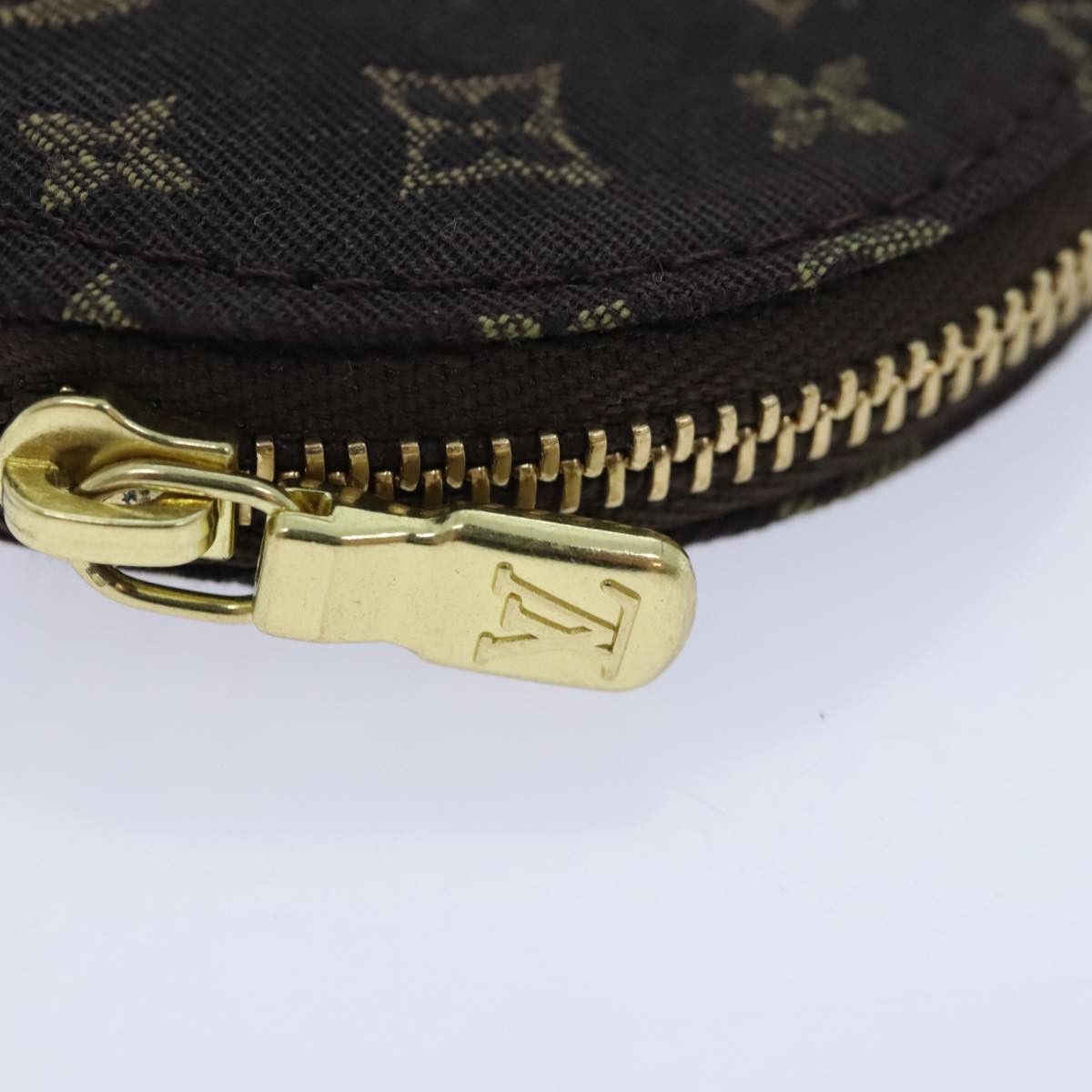 Louis Vuitton Porte Monnaie Rond Brown Canvas Wallet (Pre-Owned) Size ONE SIZE - 10 Thumbnail