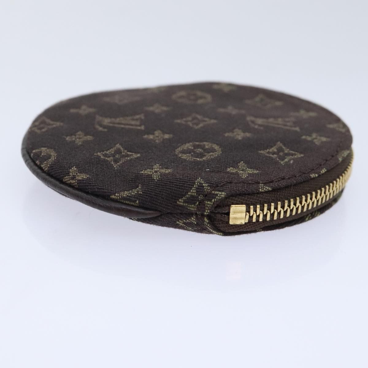 Louis Vuitton Porte Monnaie Rond Brown Canvas Wallet (Pre-Owned) Size ONE SIZE - 3 Thumbnail