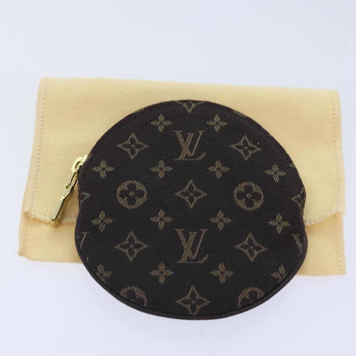 Louis Vuitton Porte Monnaie Rond Brown Canvas Wallet (Pre-Owned) Size ONE SIZE - 14 Thumbnail