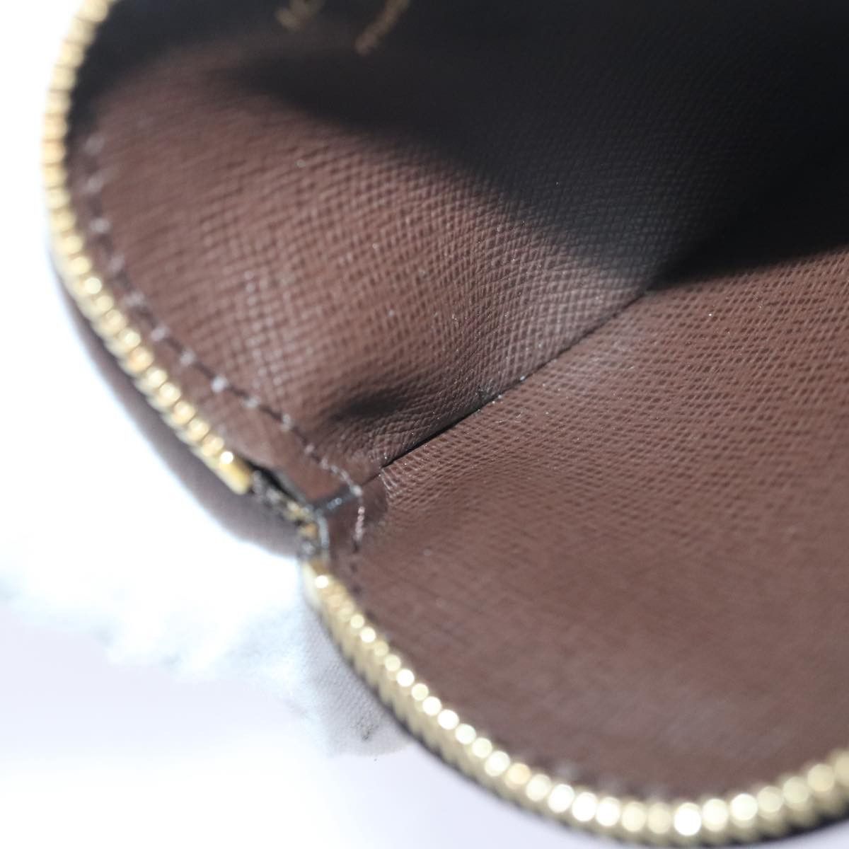 Louis Vuitton Porte Monnaie Rond Brown Canvas Wallet (Pre-Owned) Size ONE SIZE - 9 Thumbnail
