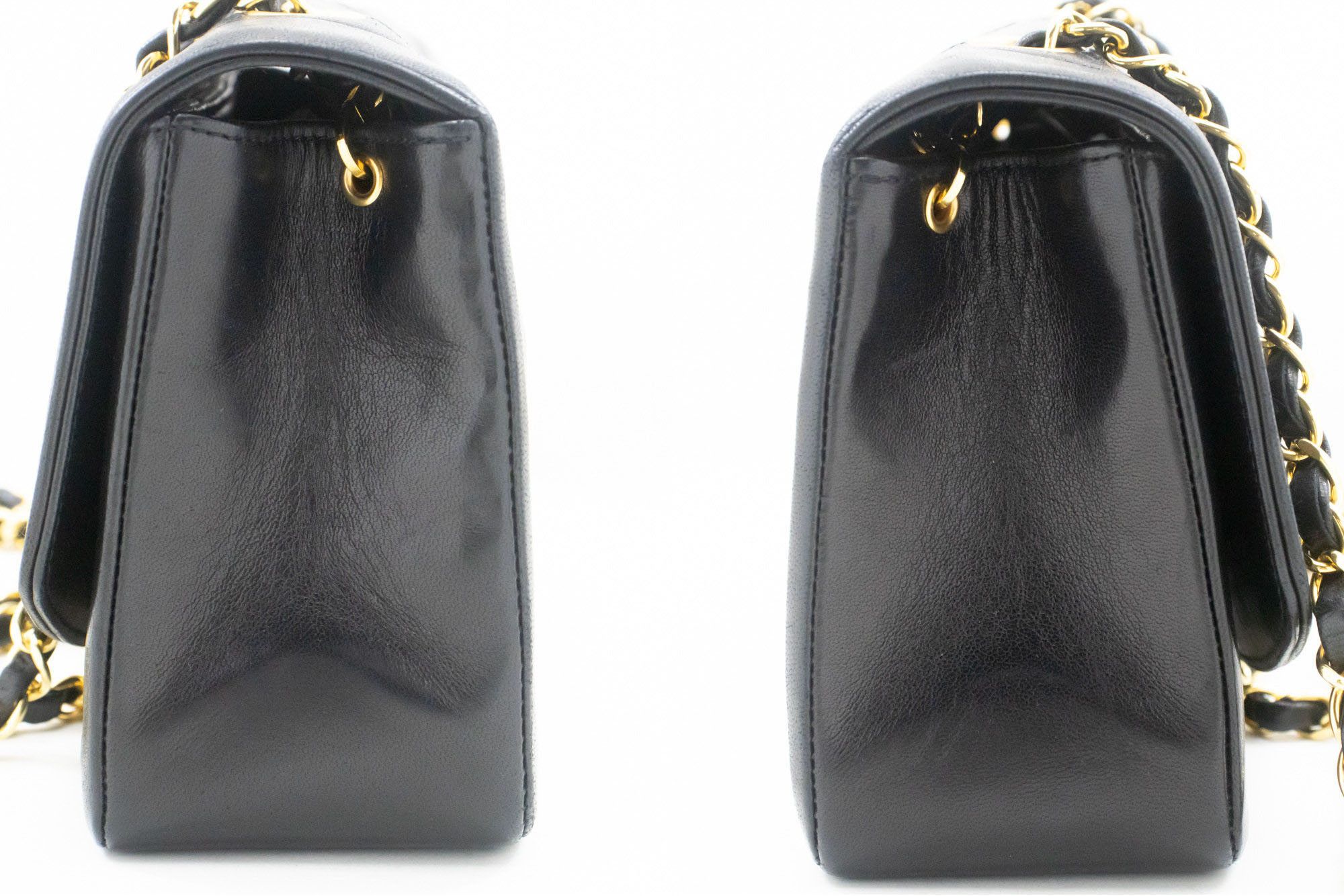 Chanel Diana Black Leather Shoulder Bag (Pre-Owned) Size ONE SIZE - 3 Thumbnail