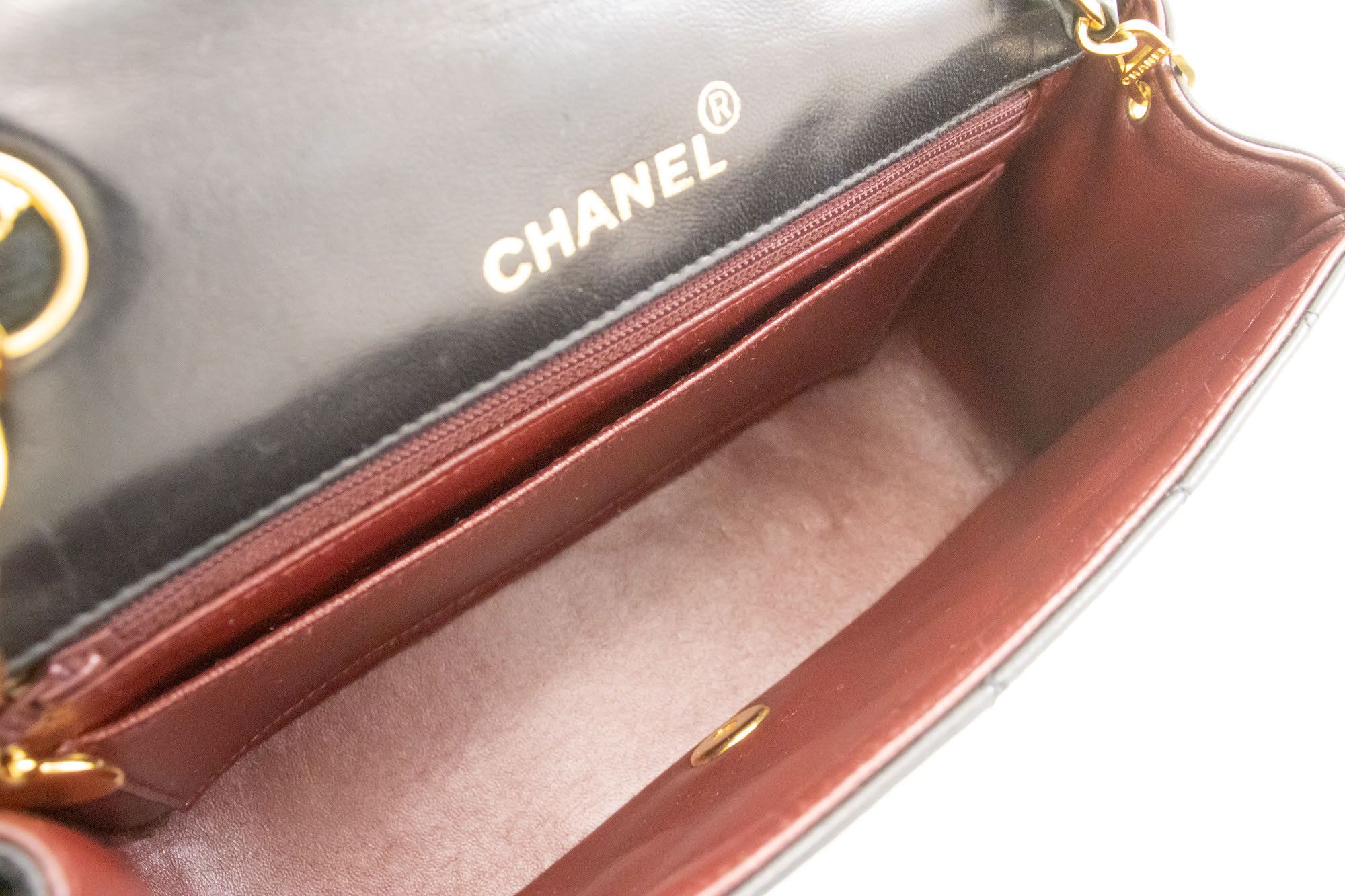 Chanel Diana Black Leather Shoulder Bag (Pre-Owned) Size ONE SIZE - 8 Thumbnail