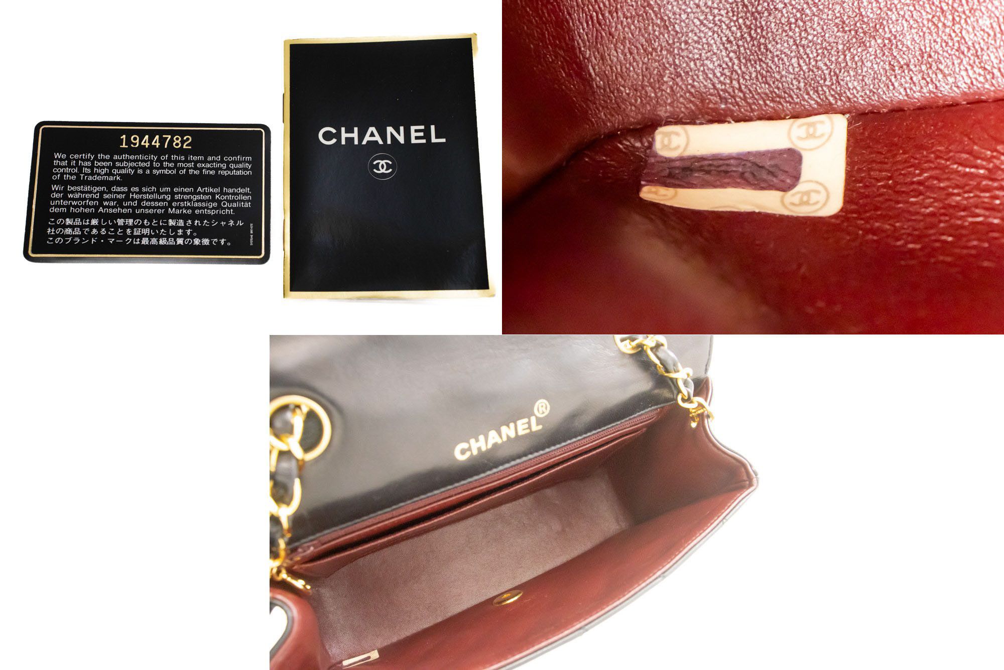 Chanel Diana Black Leather Shoulder Bag (Pre-Owned) Size ONE SIZE - 9 Thumbnail