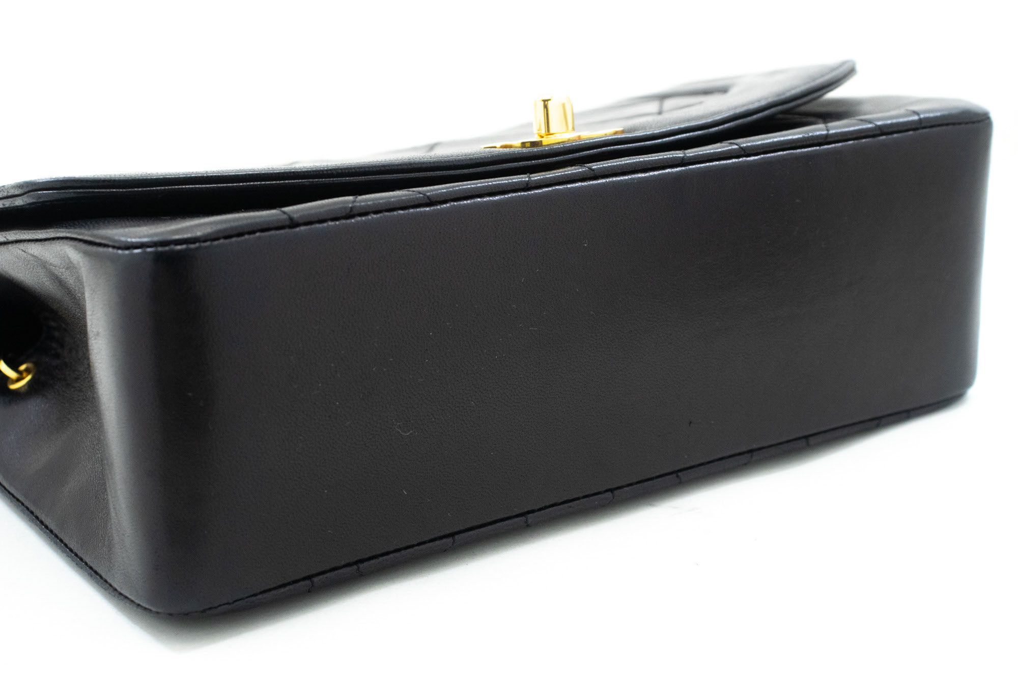 Chanel Diana Black Leather Shoulder Bag (Pre-Owned) Size ONE SIZE - 6 Thumbnail