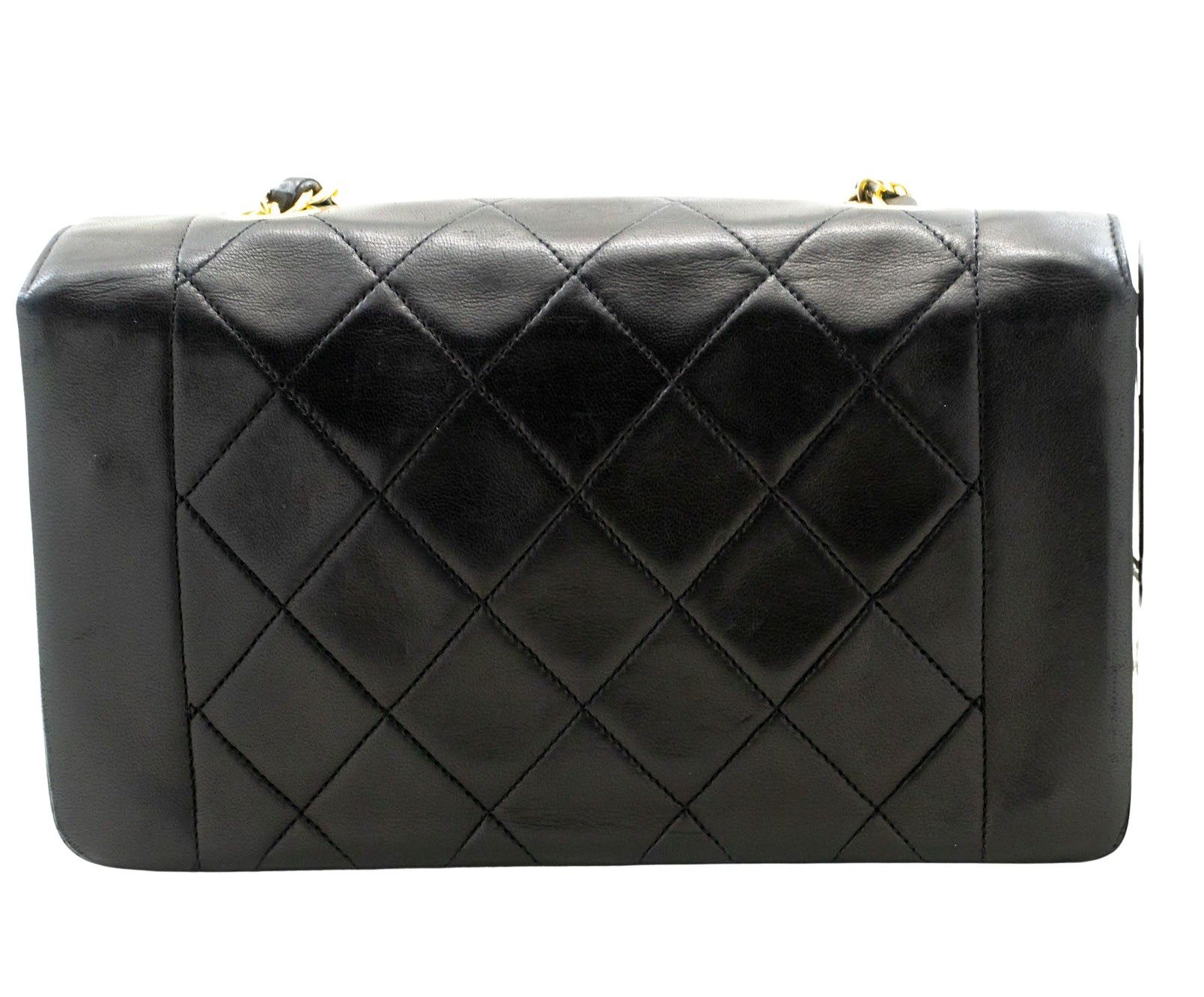 Chanel Diana Black Leather Shoulder Bag (Pre-Owned) Size ONE SIZE - 2 Thumbnail