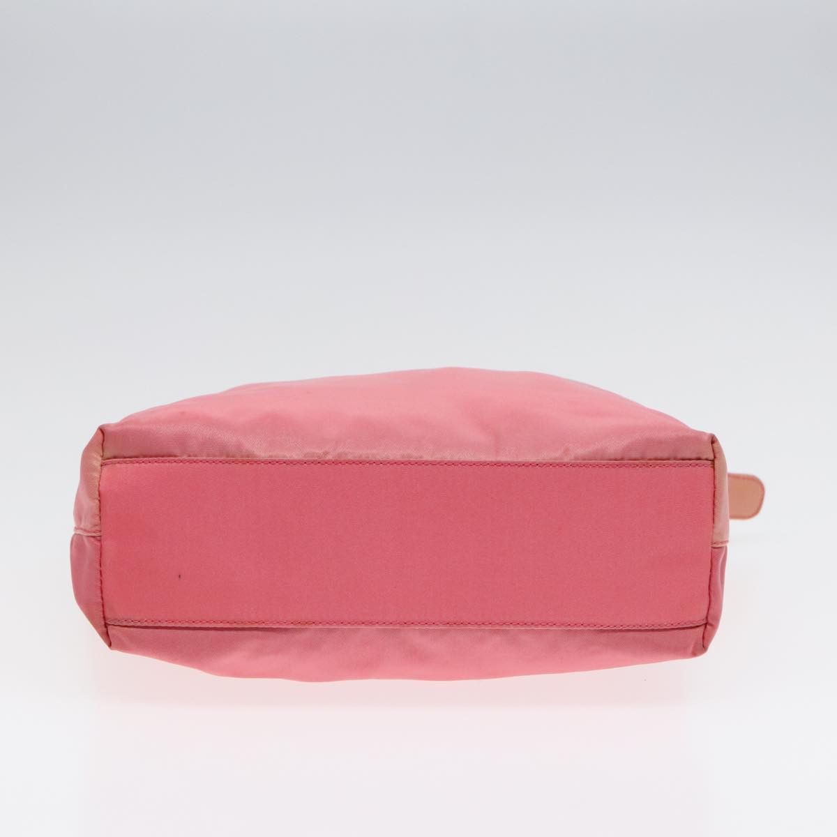 Prada Triangle Logo Pink Synthetic Handbag (Pre-Owned) Size ONE SIZE - 12 Thumbnail