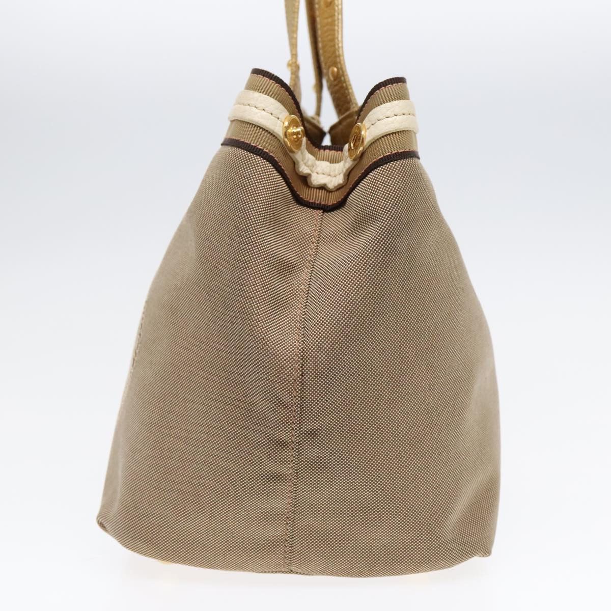 Prada Canapa Beige Canvas Tote Bag (Pre-Owned) Size ONE SIZE - 4 Thumbnail