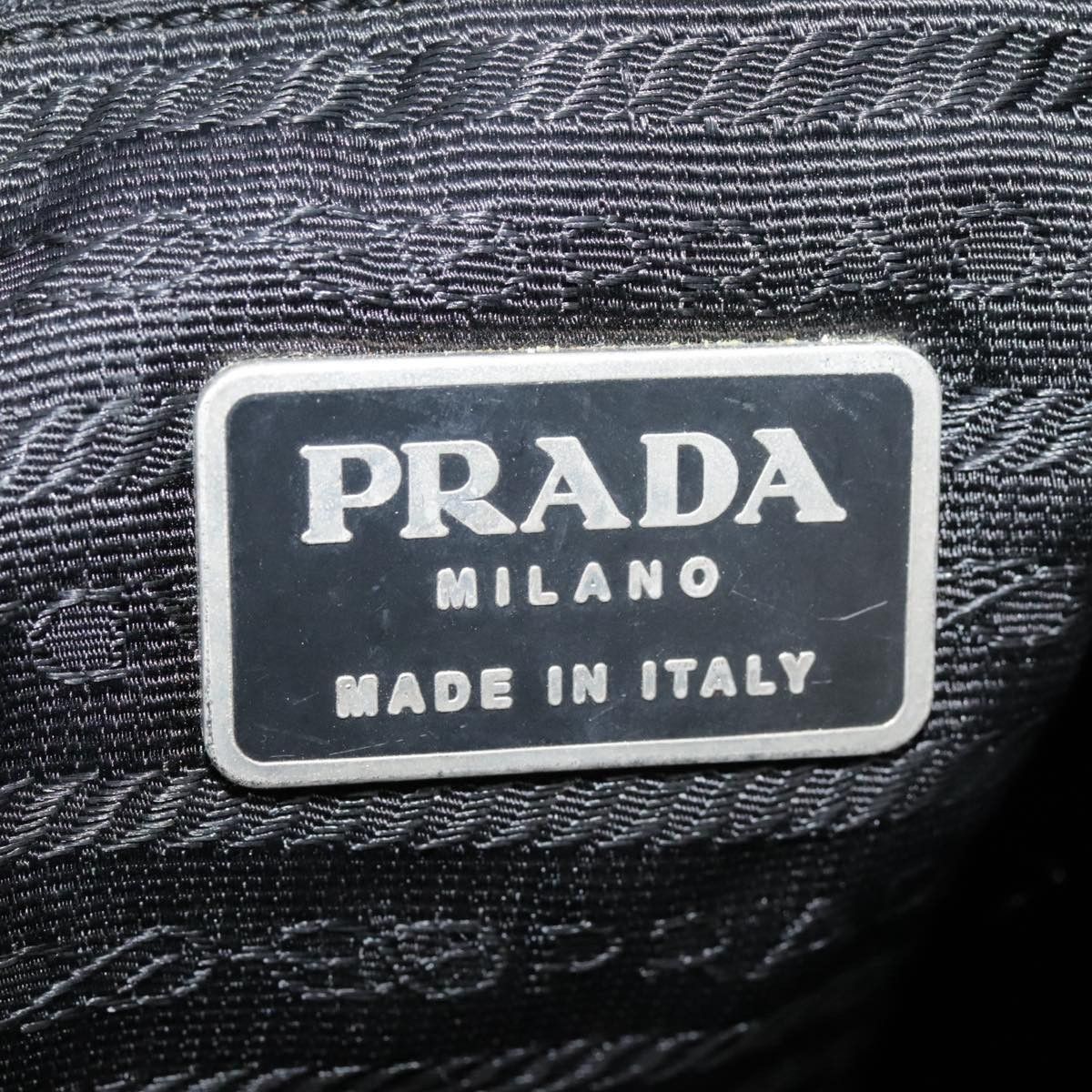 Prada Re-Nylon Black Synthetic Shoulder Bag (Pre-Owned) Size ONE SIZE - 14 Thumbnail