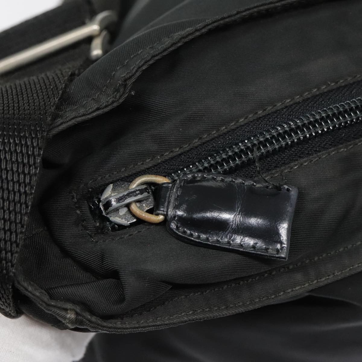 Prada Re-Nylon Black Synthetic Shoulder Bag (Pre-Owned) Size ONE SIZE - 12 Thumbnail