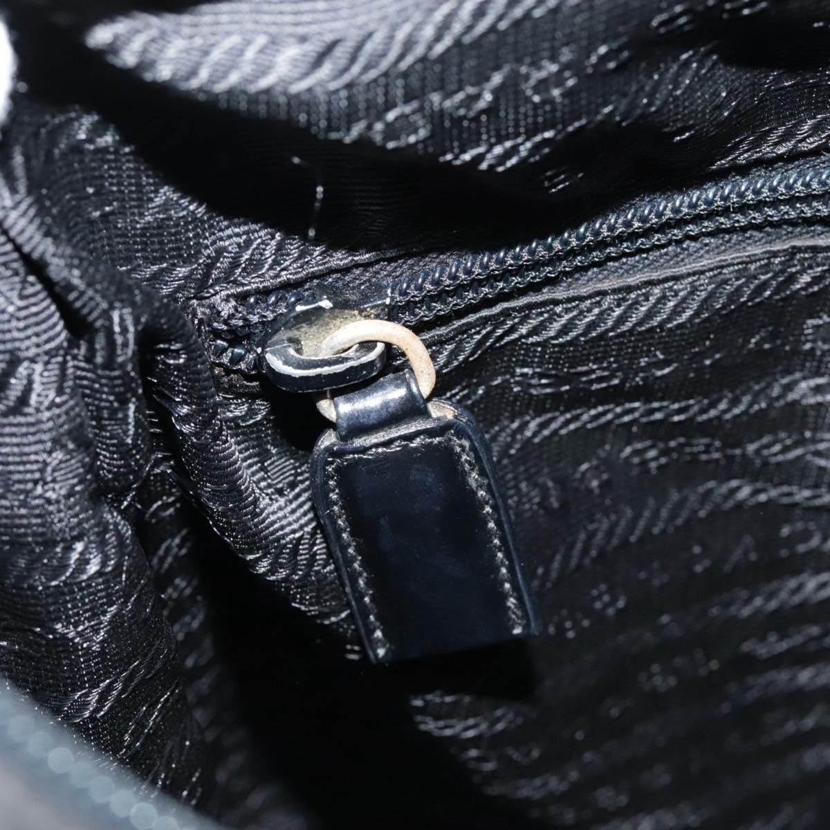 Prada Re-Nylon Black Synthetic Shoulder Bag (Pre-Owned) Size ONE SIZE - 10 Thumbnail