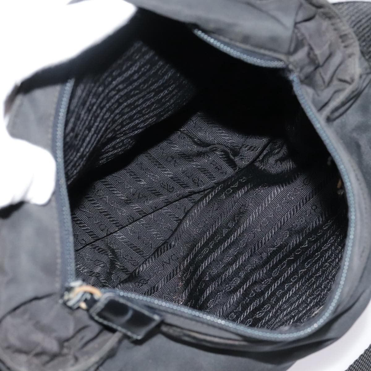 Prada Re-Nylon Black Synthetic Shoulder Bag (Pre-Owned) Size ONE SIZE - 13 Thumbnail