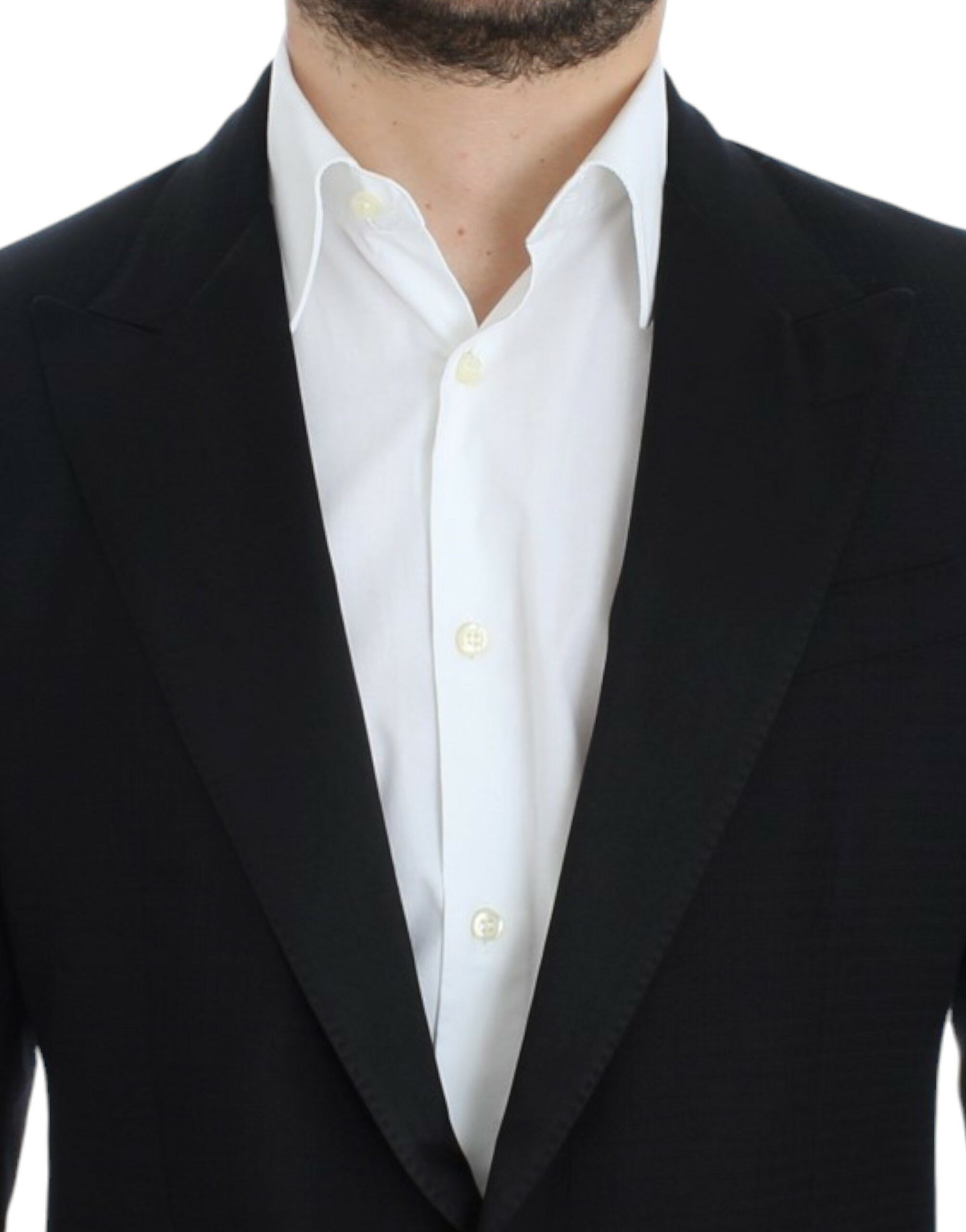 Dolce & Gabbana Elegant Black Silk Blend Sicilia Men's Blazer Size 38R - 5 Thumbnail