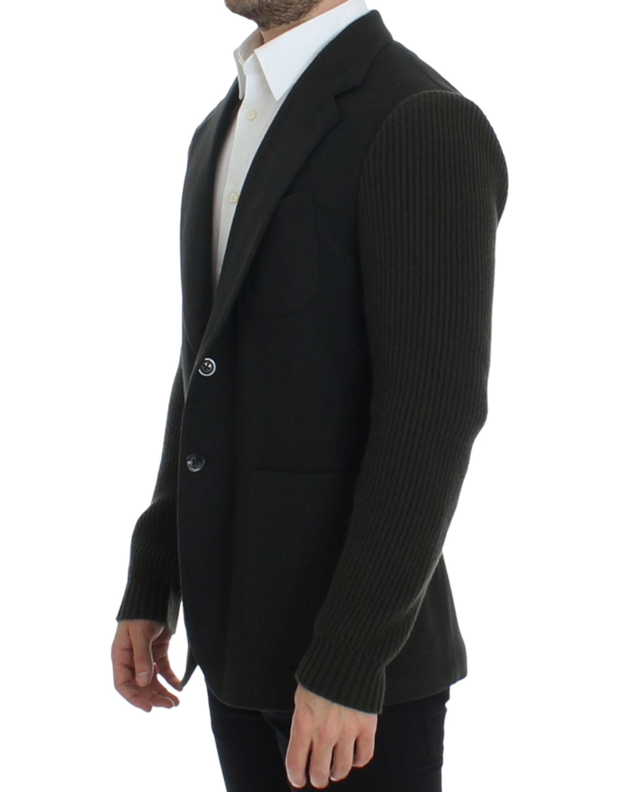 Dolce & Gabbana Elegant Green Cashmere Blazer Men's Jacket Size 38R - 2 Thumbnail