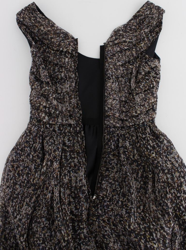 Dolce & Gabbana Glamorous Sequined Silk Full-Length Women's Dress Size S / US 4 / IT 40 - 6 Thumbnail