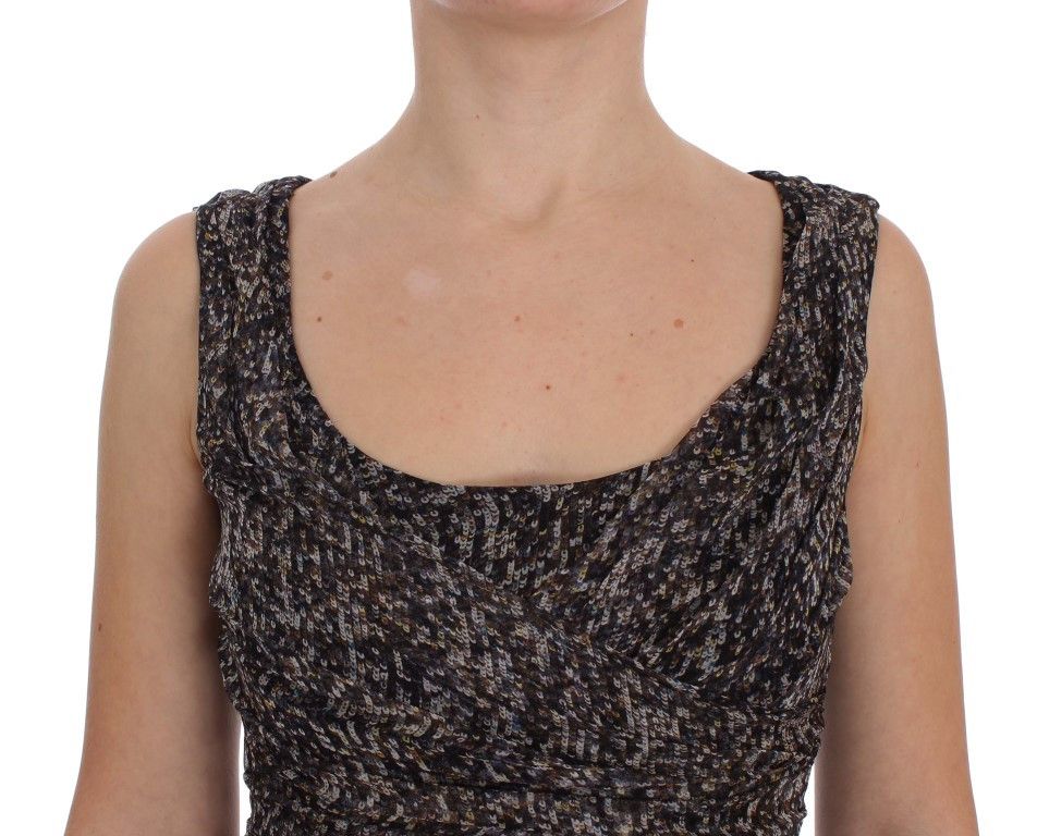 Dolce & Gabbana Glamorous Sequined Silk Full-Length Women's Dress Size S / US 4 / IT 40 - 5 Thumbnail