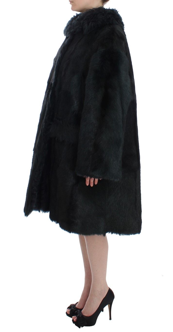 Dolce & Gabbana Exquisite Shearling Coat Women's Jacket Size S / US 4 / IT 40 - 3 Thumbnail