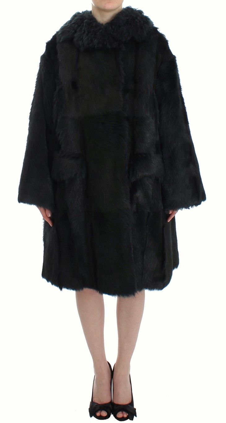 Dolce & Gabbana Exquisite Shearling Coat Women's Jacket Size S / US 4 / IT 40 - 2 Thumbnail