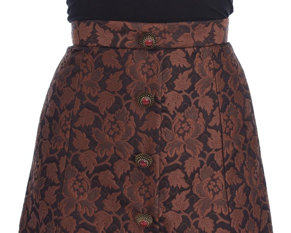 Dolce & Gabbana Elegant Brocade Bubble Women's Skirt Size 27" / US 4 / IT 40 - 5 Thumbnail