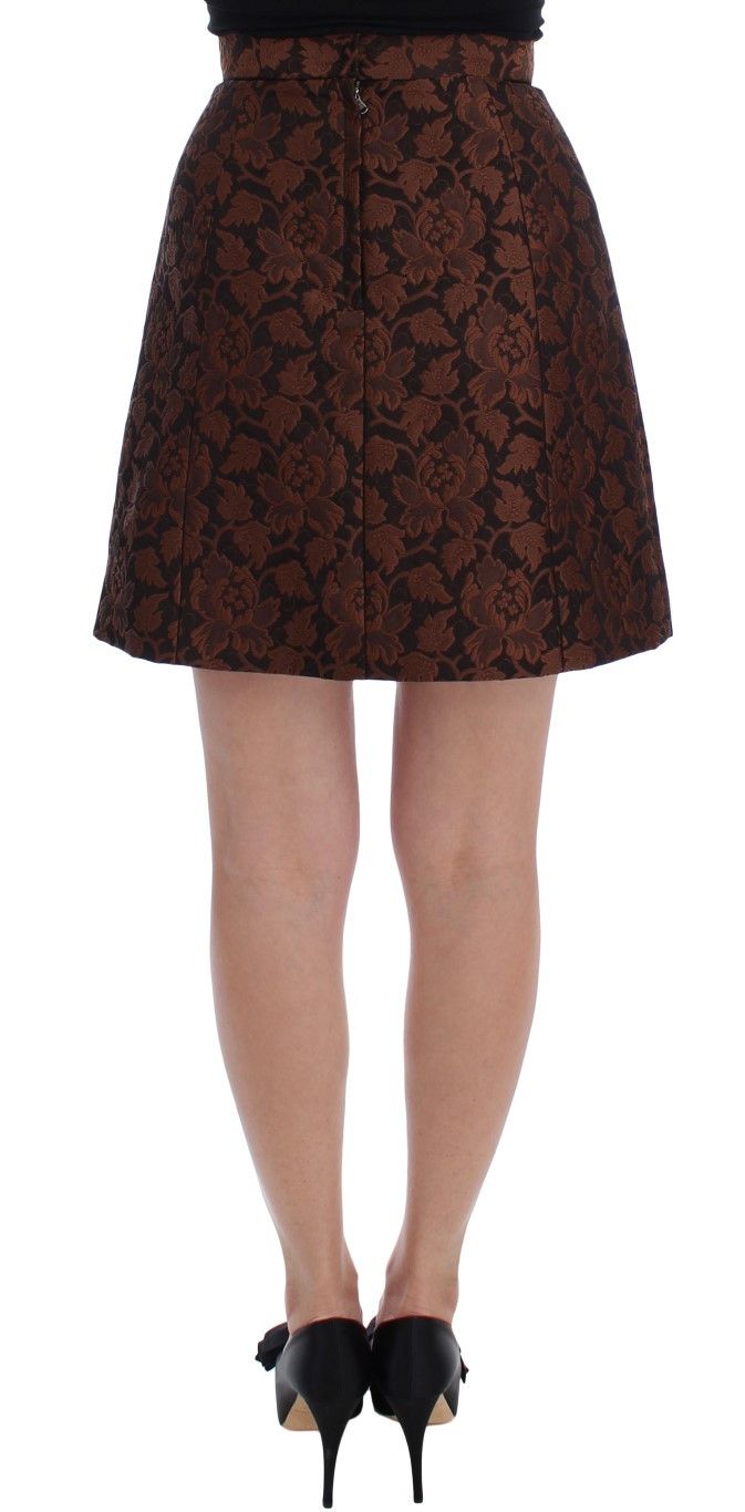 Dolce & Gabbana Elegant Brocade Bubble Women's Skirt Size 27" / US 4 / IT 40 - 3 Thumbnail
